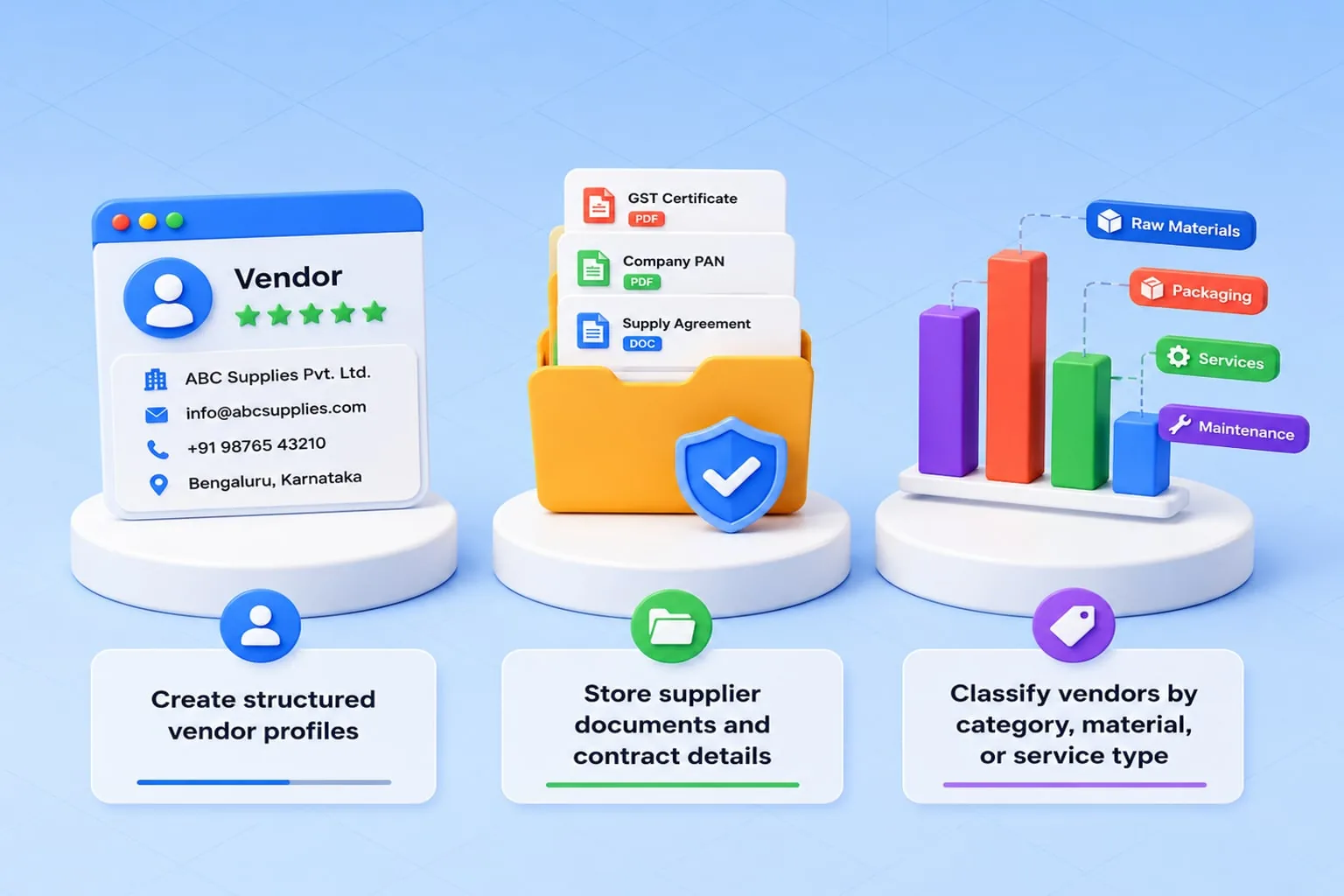 Centralize vendor onboarding