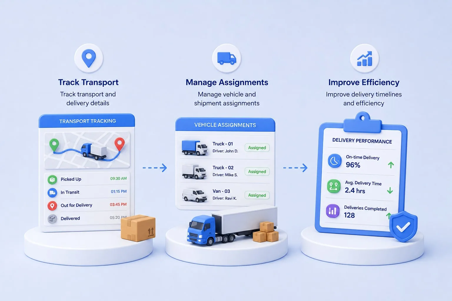 Handle logistics efficiently