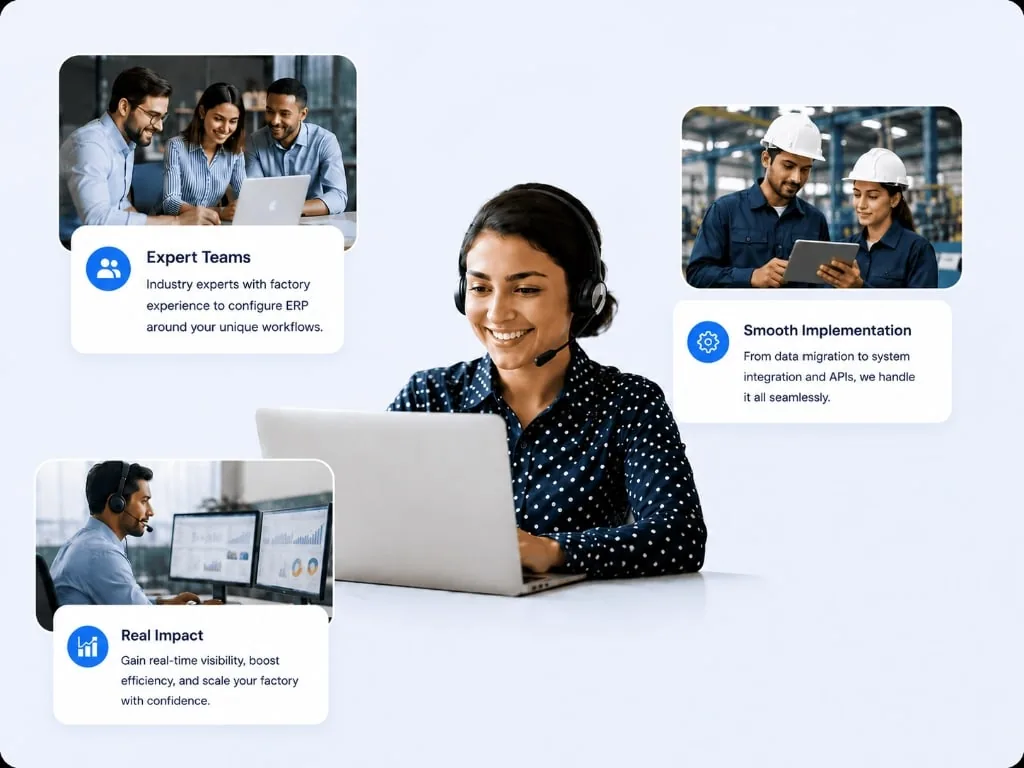 Expert teams to guide your EVM ERP journey