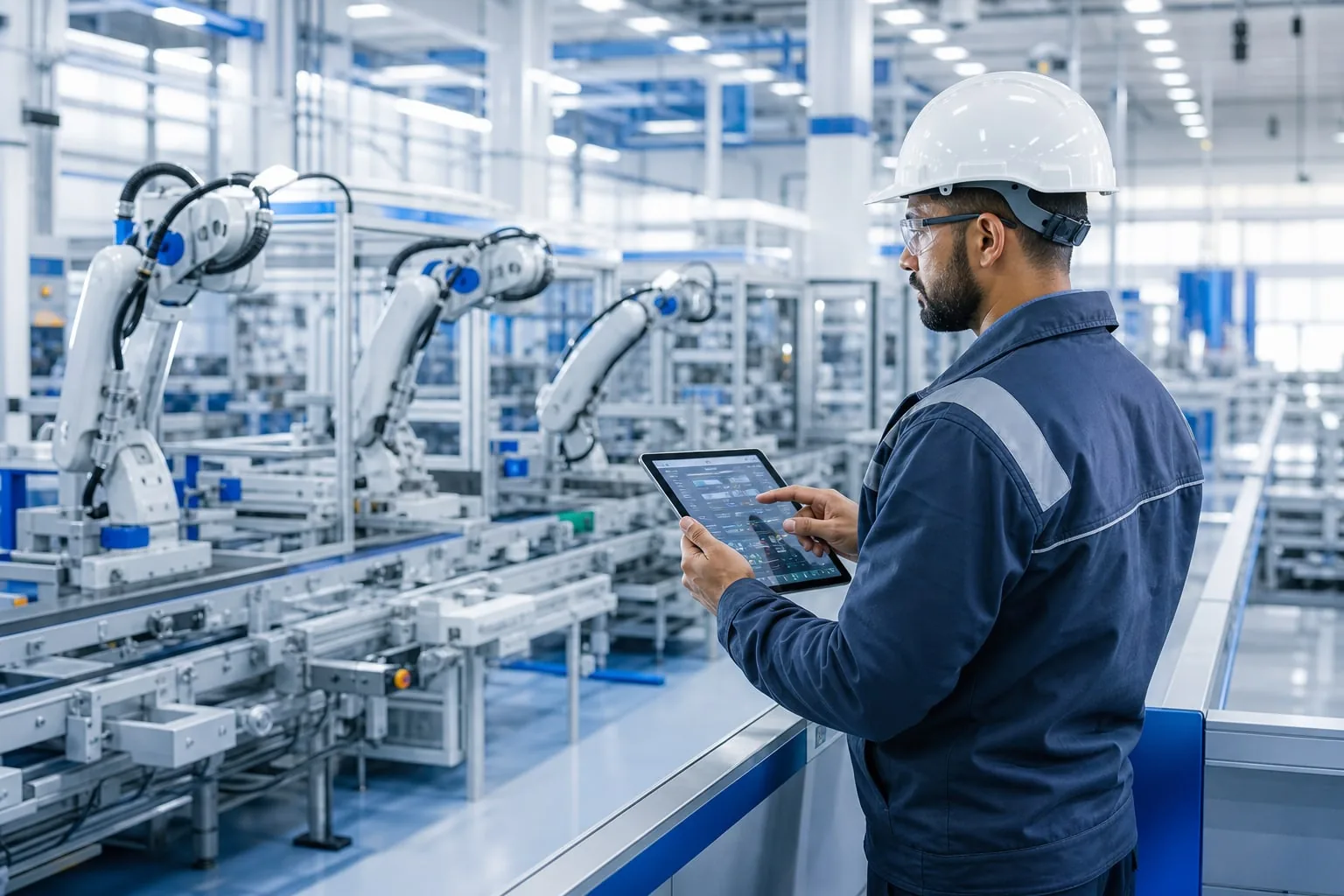 Production and manufacturing ERP dashboard